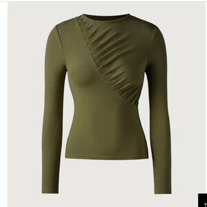 OGL Eco-Mousse® Asymmetrical Tucks Top